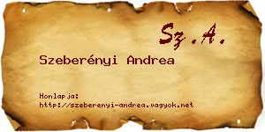 Szeberényi Andrea névjegykártya