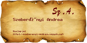 Szeberényi Andrea névjegykártya